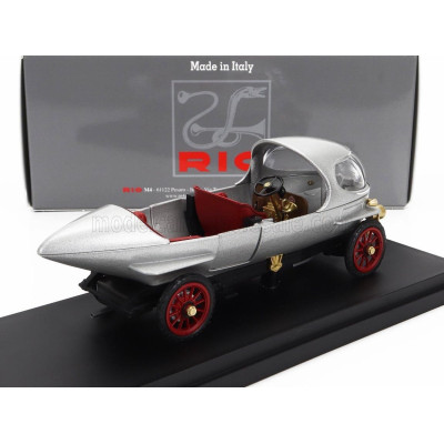 RIO MODELS ALFA ROMEO 40-60 CV AERODINAMICA SILURO RICOTTI TORPEDO OPEN 1915 - SILVER 1/43