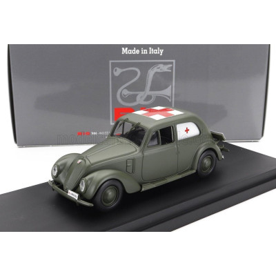 RIO MODELS FIAT 1500 AMBULANZA SERVIZIO SANITA' MILITARE 1940 - MILITARY GREY 1/43