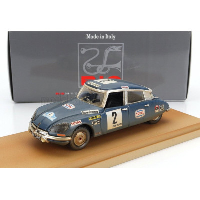 RIO MODELS CITROEN DS21 N 2 4th RALLY MAROCCO DIRTY VERSION 1971 BOB NEIRET - JACQUES TERRAMORSI - BLUE 1/43