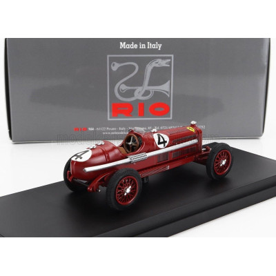 RIO MODELS ALFA ROMEO P3 N 4 TOURIST TROPHY ISLE OF MAN 1934 BRIAN LEWIS - RED 1/43