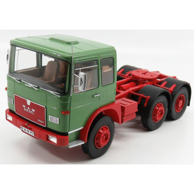 ROAD KINGS MAN 16304 F7 TRACTOR TRUCK 1972 - GREEN RED 1/18