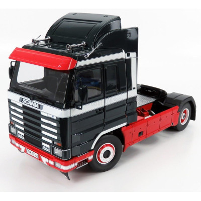 ROAD KINGS SCANIA 143M 500 STREAMLINE TRACTOR TRUCK 2-ASSI 1995 - DARK GREEN RED WHITE 1/18