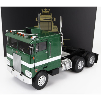 ROAD KINGS PETERBILT 352 PACEMAKER TRACTOR TRUCK 3-ASSI 1979 - GREEN WHITE 1/18