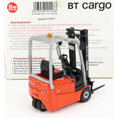 ROS MODEL BT CARGO B316 CARRELLO ELEVATORE VERTICALE - VERTICAL ORDER PICKER 3 WHEELS - BLACK ORANGE 1/23