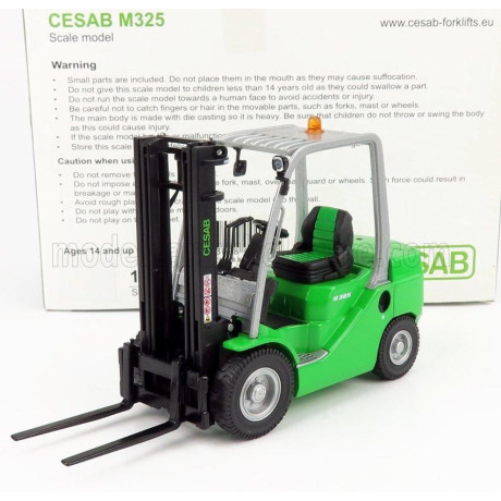 ROS MODEL CESAB M325 CARRELLO ELEVATORE VERTICALE - VERTICAL ORDER PICKER 4 WHEELS - GREEN BLACK 1/23