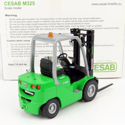 ROS MODEL CESAB M325 CARRELLO ELEVATORE VERTICALE - VERTICAL ORDER PICKER 4 WHEELS - GREEN BLACK 1/23