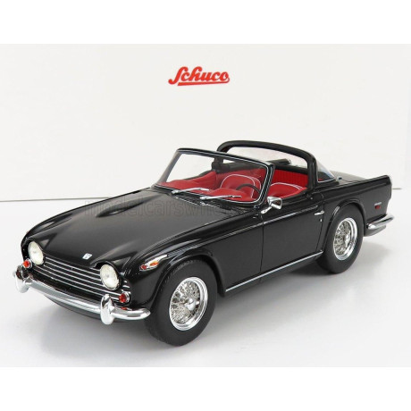 SCHUCO TRIUMPH TR5 SPIDER OPEN 1968 - BLACK 1/18