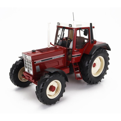 SCHUCO INTERNATIONAL 1455 XL TRACTOR 1989 - RED WHITE 1/18