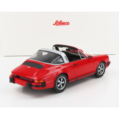 SCHUCO PORSCHE 911 TARGA 1977 - RED 1/18