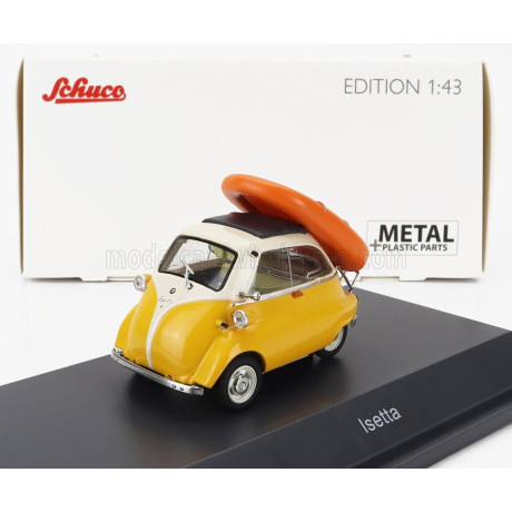 SCHUCO BMW ISETTA 1955 - YELLOW WHITE 1/43