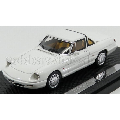 SILAS ALFA ROMEO SPIDER HARD-TOP 1990 4ª ED ULTIMA SERIE - THE LAST - BIANCO FREDDO - WHITE 1/43