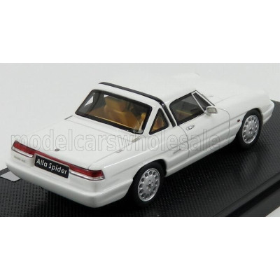 SILAS ALFA ROMEO SPIDER HARD-TOP 1990 4ª ED ULTIMA SERIE - THE LAST - BIANCO FREDDO - WHITE 1/43