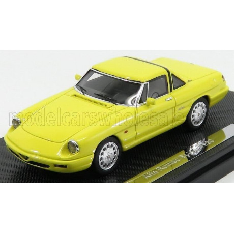 SILAS ALFA ROMEO SPIDER HARD-TOP 1990 4ª ED ULTIMA SERIE - THE LAST - GIALLO GINESTRA - YELLOW 1/43