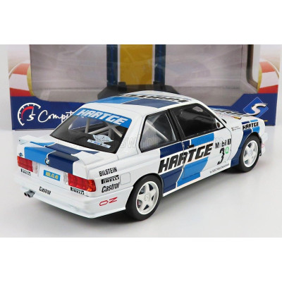 SOLIDO BMW 3-SERIES (E30) Gr.A N 3 RALLY DEUTCHLAND 1990 - WHITE 2 TONE BLUE 1/18