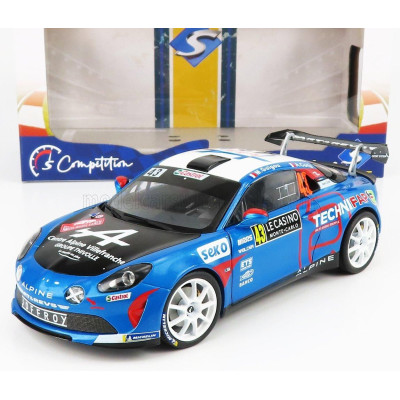 SOLIDO RENAULT A110 ALPINE N 43 WINNER RGT CLASS RALLY MONTECARLO 2021 E.GUIGOU - A.CORIA - BLUE RED WHITE 1/18