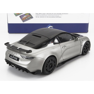 SOLIDO RENAULT ALPINE A110 RADICALE COUPE 2022 - MATT SILVER 1/18