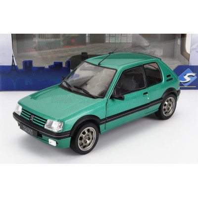 SOLIDO PEUGEOT 205 1.9 GTi GRIFFE 1990 - GREEN MET 1/18