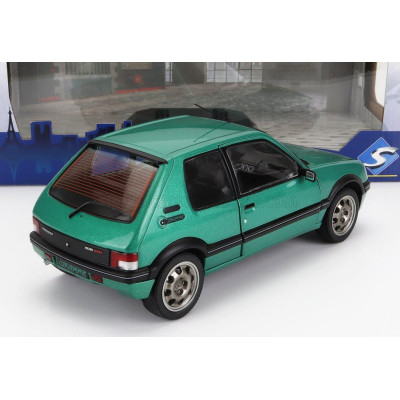 SOLIDO PEUGEOT 205 1.9 GTi GRIFFE 1990 - GREEN MET 1/18