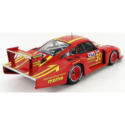 SOLIDO PORSCHE 935/78 MOMO MOBY DICK N 30 DRM NORISRING 1981 G.MORETTI - RED YELLOW 1/18