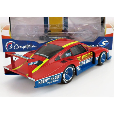SOLIDO PORSCHE 935 MOBY DICK N 6h MID OHIO 1983 - RED BLUE 1/18