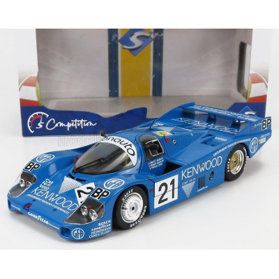 SOLIDO PORSCHE 956LH TEAM PORSCHE KREMER RACING N 21 3rd 24h LE MANS 1983 M.ANDRETTI - M.ANDRETTI - P.ALLIOT - BLUE WHITE 1/18