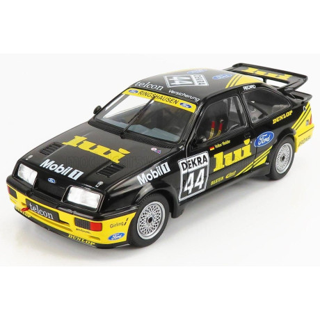 SOLIDO FORD ENGLAND SIERRA RS500 COSWORTH N 44 24h NURBURGRING 1989 V.WEIDLER - BLACK YELLOW 1/18