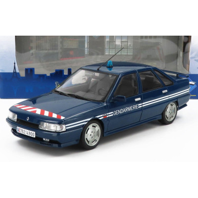 SOLIDO RENAULT R21 TURBO GENDARMERIE 1992 - BLUE 1/18
