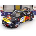 SOLIDO PEUGEOT 306 MAXI RED BULL N 4 6th RALLY MONT BLANC 2021 S.LOEB - D.ELENA - BLUE YELLOW RED 1/18
