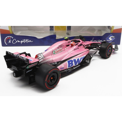 SOLIDO ALPINE F1 A522 TEAM ALPINE BWT N 31 SAUDI ARABIA GP 2022 ESTEBAN OCON - PINK 1/18