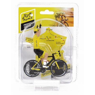 SOLIDO FIGURES CICLISTA - CYCLIST - MAGLIA GIALLA - YELLOW JERSEY - WINNER TOUR DE FRANCE 2023 - YELLOW 1/18