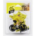 SOLIDO FIGURES CICLISTA - CYCLIST - MAGLIA GIALLA - YELLOW JERSEY - TOUR DE FRANCE 2023 - YELLOW 1/18