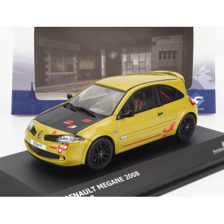 SOLIDO RENAULT MEGANE R26-R 2009 - YELLOW BLACK 1/43