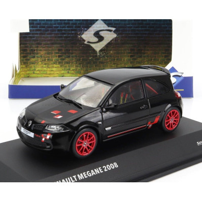 SOLIDO RENAULT MEGANE RS R26-R 2008 - BLACK RED 1/43