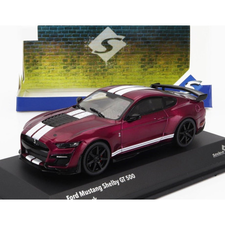 SOLIDO FORD USA MUSTANG SHELBY GT500 COUPE FAST TRACK 2020 - PURPLE 1/43