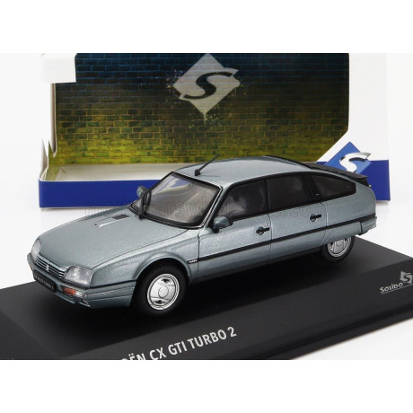 SOLIDO CITROEN CX 2.5i GTi TURBO 2 1988 - BLUE GREY 1/43