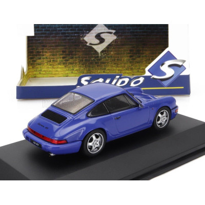 SOLIDO PORSCHE 911 964 RS COUPE 1992 - BLUE 1/43