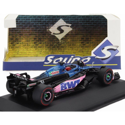 SOLIDO ALPINE F1  A523 TEAM BWT ALPINE N 31 3rd MONACO GP 2023 ESTEBAN OCON - BLUE PINK 1/43