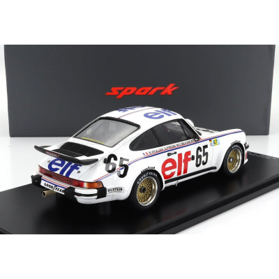 SPARK MODEL PORSCHE 911 934 TEAM PORSCHE KREMER RACING N 65 24h LE MANS 1976 M.C.CHARMASSON - D.PIRONI - B.WOLLEK - WHITE 1/18