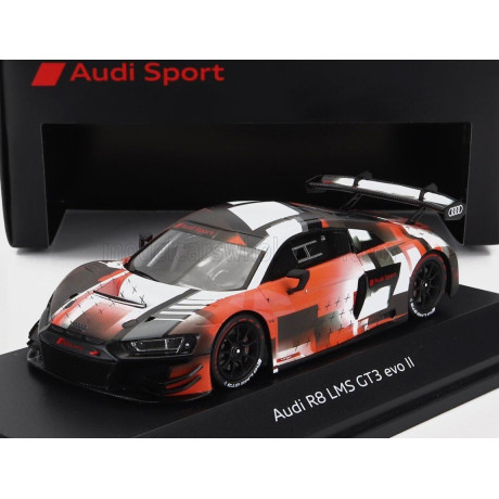 SPARK MODEL AUDI R8 LMS GT3 EVO II PRESENTATION 2022 - WHITE RED BLACK 1/43