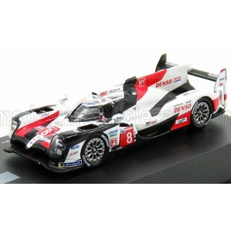 SPARK MODEL TOYOTA TS050 HYBRID TEAM TOYOTA GAZOO RACING N 8 WINNER 24h LE MANS 2019 S.BUEMI - K.NAKAJIMA - F.ALONSO - WHITE RED