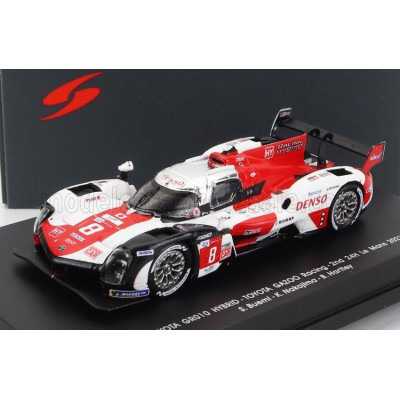 SPARK MODEL TOYOTA GR010 3.5L V6 TWIN TURBO HYBRID TEAM GAZOO RACING N 8 2nd 24h LE MANS 2021 S.BUEMI - N.NAKAJIMA - B.HARTLEY -