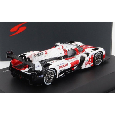 SPARK MODEL TOYOTA GR010 3.5L V6 TWIN TURBO HYBRID TEAM GAZOO RACING N 8 2nd 24h LE MANS 2021 S.BUEMI - N.NAKAJIMA - B.HARTLEY -