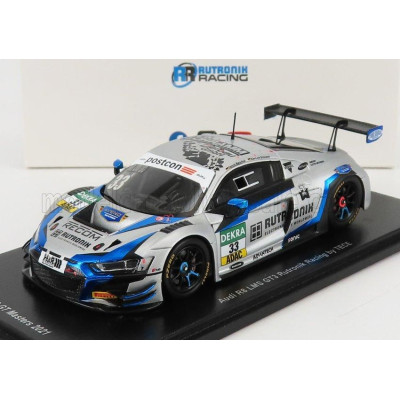 SPARK MODEL AUDI R8 LMS GT3 TEAM TECE RUTRONIK RACING N 33 ADAC GT MASTERS OSCHERSLEBEN 2021 D.MARSCHALL - K.L.SCHRAMM - SILVER