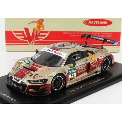 SPARK MODEL AUDI R8 LMS GT3 TEAM YACO RACING RACING N 54 ADAC GT MASTERS OSCHERSLEBEN 2021 S.REICHER - N.SIEDLER - GOLD RED 1/43