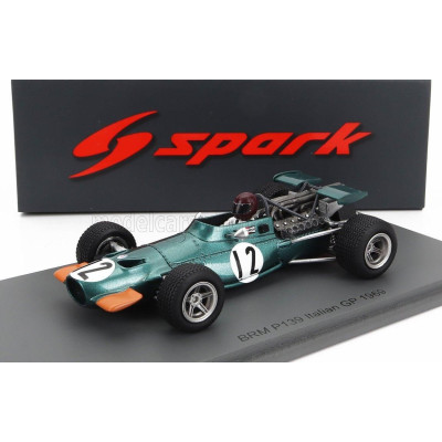 SPARK MODEL BRM F1  139 N 12 ITALY GP 1969 JACKIE OLIVER - GREEN YELLOW 1/43
