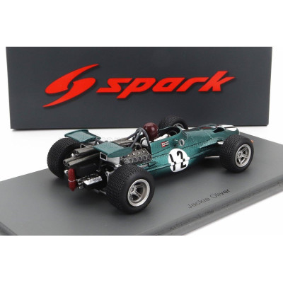 SPARK MODEL BRM F1  139 N 12 ITALY GP 1969 JACKIE OLIVER - GREEN YELLOW 1/43