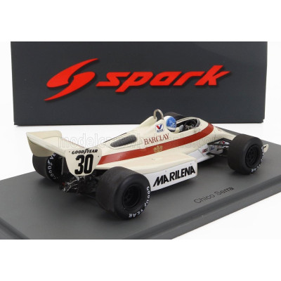 SPARK MODEL ARROWS F1  A6 N 30 MONACO GP 1983 CHICO SERRA - WHITE RED 1/43