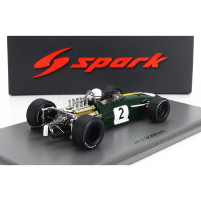 SPARK MODEL BRABHAM F1  BT26 N 2 MONACO GP 1968 J.BRABHAM - GREEN YELLOW 1/43