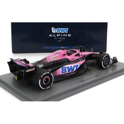 SPARK MODEL ALPINE F1  A523 TEAM BWT ALPINE N 31 SEASON 2023 ESTEBAN OCON - PINK BLUE 1/43