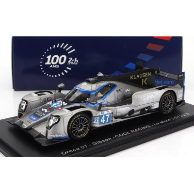 SPARK MODEL ORECA 07 GIBSON GK428 4.2L V8 TEAM COOL RACING N 47 24h LE MANS 2023 R.DE GERUS - V.LOMKO - S.PAGENAUD - GREY WHITE